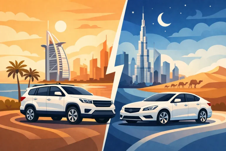 SUV or Sedan Rental: Choose the Right Dubai Ride