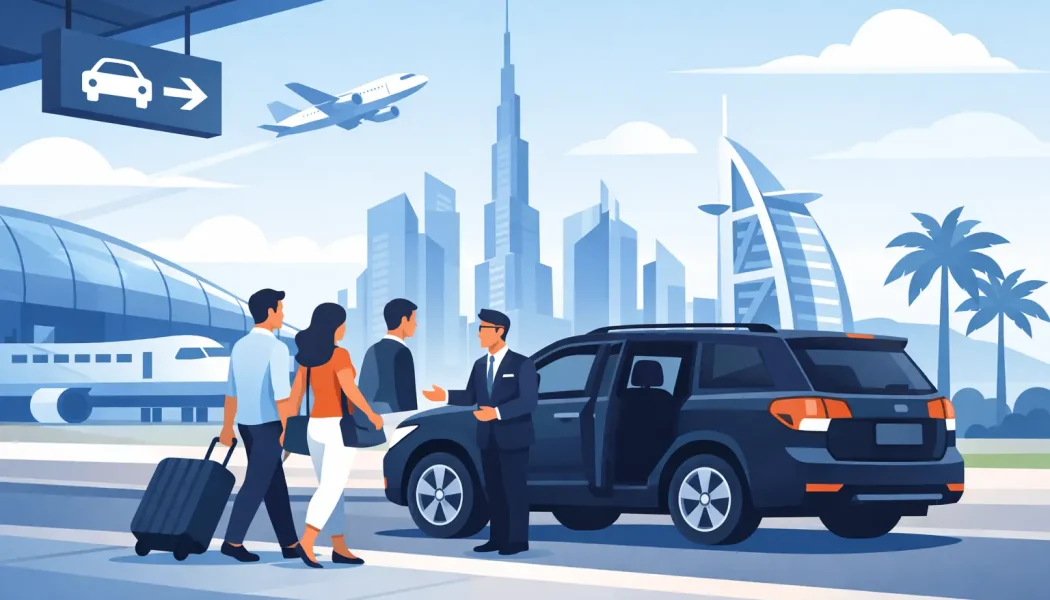 How Airport Car Pickup Works in Dubai