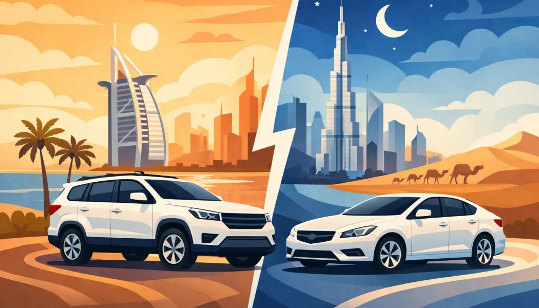 SUV or Sedan Rental: Choose the Right Dubai Ride